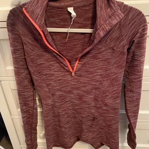Maroon lululemon 1/2 zip